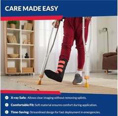Dixie EMS Fracture Splint Kit – Emergency Immobilization Arm/Leg/Shoulder Adult