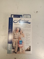 Activa Surgical Weight Graduated Therapy 30-40 MMHG, Beige, Thigh High
