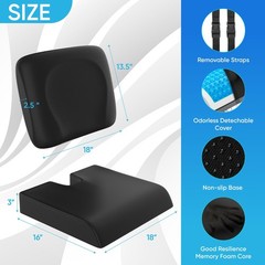 Wheelchair Cushion For – Set 18X16 Anti-Slip Wheelchair Seat Cushions
