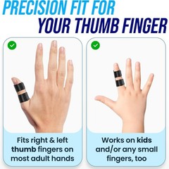 Thumb Splint Brace Trigger Finger Support 2PCS Arthritis Pain Relief Support New