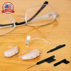 Patelai 12 Piece Hearing Aid Cleaning Kit – Includes Wax Loop, Magnet, Vent Clea