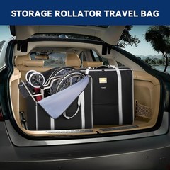 Water-Resistant 34″ L Wheelchair Travel Bag with Double Zippers & Padded Handles