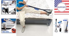 42-Inch Ergonomic Leg Lifter with Large Foot Loop for Post-Surgery Mobility Aid