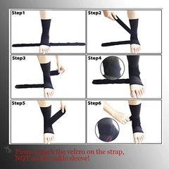 Jupiter Foot Sleeve Pair Small Black Green S Compression Wrap Plantar Fasciitis