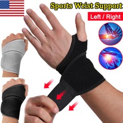 Left Right Wrist Brace Support Wrap Sprain Carpal Tunnel Arthritis Bandage Strap