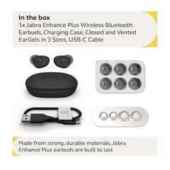 Jabra Enhance Plus Hearing Aids – Dark Gray/OTC/Rechargeable NEW ($800 Retail!)