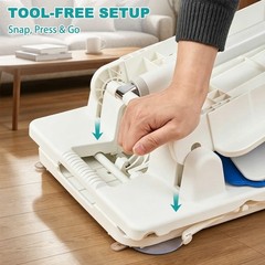 Irtme Electric Lift Chair for Elderly, Foldable Bath & Floor Lift Remote, 308Lbs