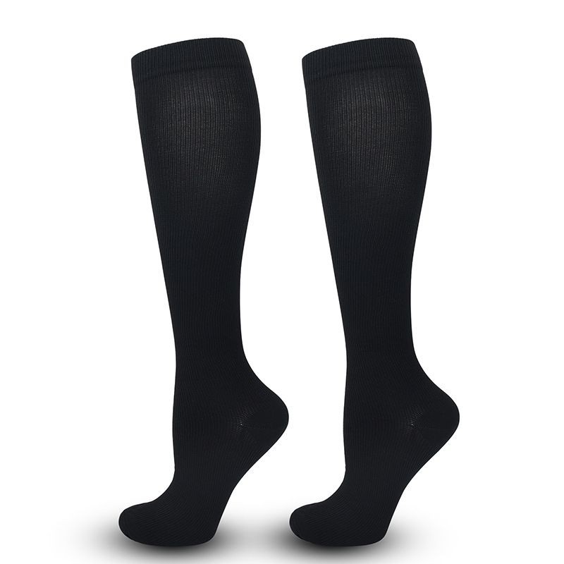 3Pairs Pressure Socks 20-30 Mmhg Compression Hose Support Socks Knee High Unsiex