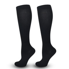 3Pairs Pressure Socks 20-30 Mmhg Compression Hose Support Socks Knee High Unsiex