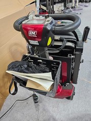 Enhance Mobility Transformer – 4 Wheel Power Folding Scooter Red model MJ101