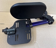 PAIR – Quickie Iris Tilt In Space Manual Wheelchair Elevating Legrest Footrest
