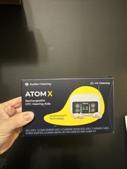 Audien Hearing ATOM X Rechargeable Hearing Aid UV Cleaning Charging Dock