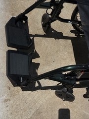 Quickie LXI Transit Folding Wheelchair In Mint Condition 18×17 Inches
