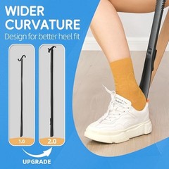 36 Inch Adjustable Long Handled Shoe Horn – Dressing Stick Aid for Seniors,