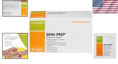 50 Pack Skin-Prep Barrier Wipes – Non-Sensitizing for Adhesive Protection