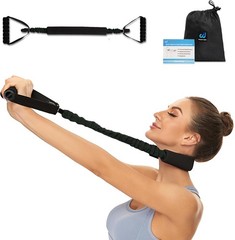Neck Stretcher Exerciser, FSA/HSA Eligible, Cervical 30-35 Pounds, black