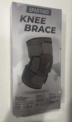 Sparthos Hinged Knee Brace Dark Grey Size L ACL,MCL, Meniscus Tear, Pain (Used)