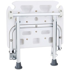 Uimoso Folding Shower Seat 15.7“ x 14.8“ Wall-Mounted Bench, Supports 500 lbs