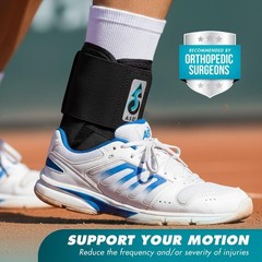 ASO Speed Lacer (XX-Small, Black) – Ankle Brace for Sprained Ankle and Perone…