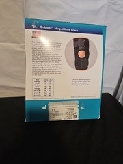 Med Spec Gripper Hinged Knee Brace 12″ Large 117015