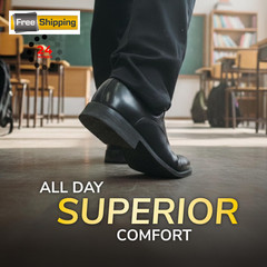 Dr. Scholl’s Work All-Day Superior Comfort Insoles 1 Pair (Pack of 2), Black