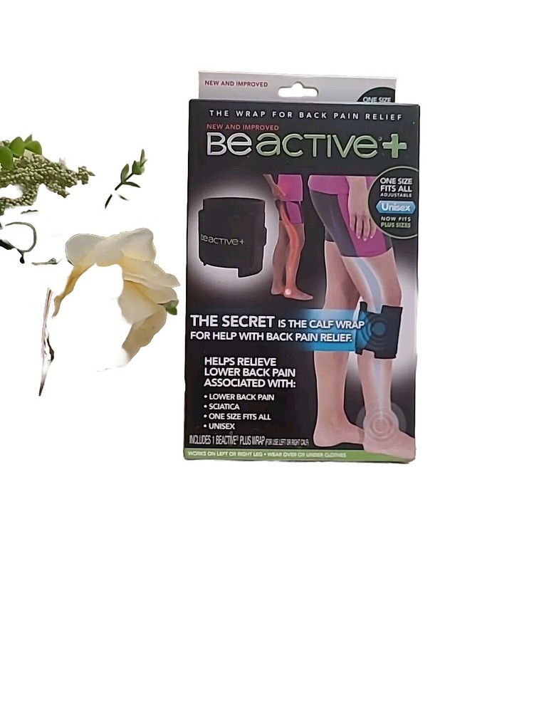 BeActive PLUS Instant Relief Acupressure Calf Brace for Sciatic Back Nerve Pain