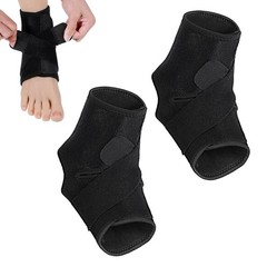 2×Adjustable Ankle Support Compression Strap Achilles Tendon Brace Sprain Sports