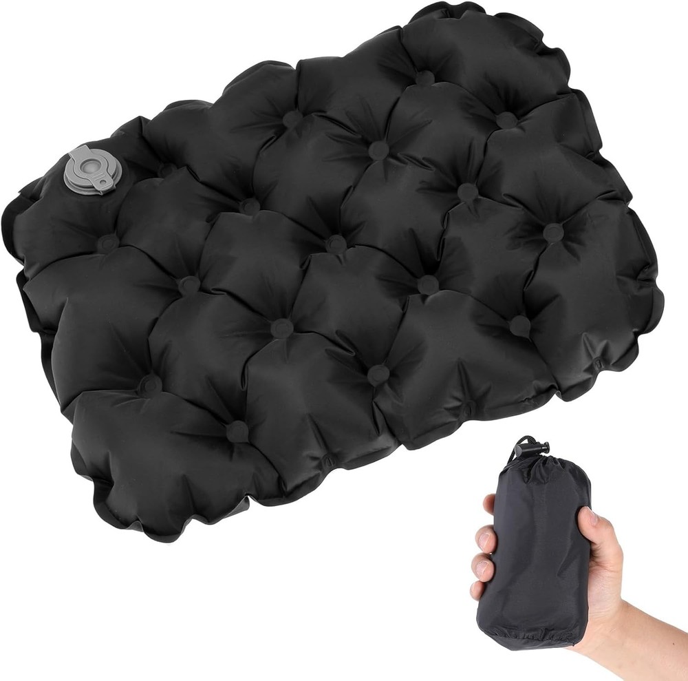 Inflatable Seat Cushion Portable Travel Airplane Seat Cushion Self-Inflating …