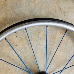 TiLite 22″ Spinergy SPOX Wheelchair Wheels Blue No Tires
