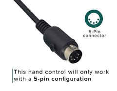 12-Button 5-Pin Hand Control Remote for Pride VivaLift Chair Later Version 2