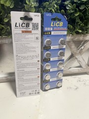 LiCB LR44 1.5V Button Batteries, 20-Pack (AG13/357/303/SR44) – Silver