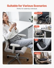 VEVOR Seat Cushion Cooling Gel & Memory Foam Seat Cushion for Pressure Relief