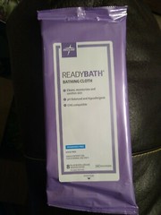 Medline Ready Bath Bathing Cloth (8/pack) Fragrance Free Hypoallergenic