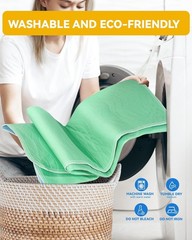 Washable Underpads Waterproof, 2 Pack 36″ x54“ Heavy Absorbency Incontinence Be