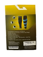 New Physix Gear Adult Men Women Size S-M Compression 2.0 Calf Support Sleeves