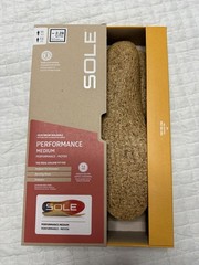 SOLE Performance Medium Cork Insoles Men 11 Women 13 New in Box Orthotic