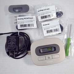 Phonak Tvlink II Base Station TV Link 2 analog rca coaxial charging slot