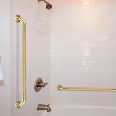 36″ Anti-Slip Shower Grab Bar – Knurled Safety Handrail for Elderly & Seniors