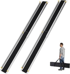 1pcs Adjustable Wheelchair Ramps,Portable Ramp for Wheelchairs with Storage Bag