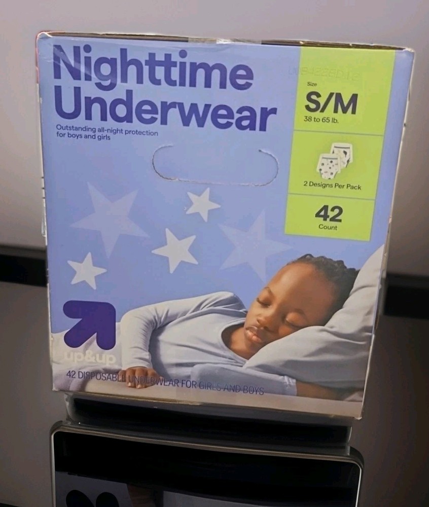 Pull Up Nighttime Underwear S/M 38-65lbs 42ct
