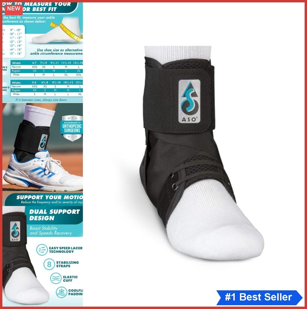Speed Lacer Ankle Brace Lace Up Support Stabilizer Figure 8 Straps Athletic