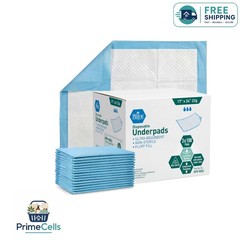 Large 17″x24″ Disposable Underpads – 100 Count for Incontinence and Pet Training