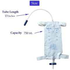 Condom Catheter External Self Sealing Set 10Pcs Male Condom Catheter 1Pcs 500Ml