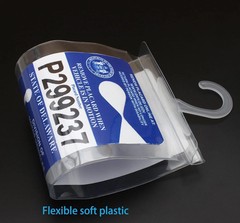 2-Pack Clear Protective Cover for Disabled Parking Placard Hanging Sleeve Holder