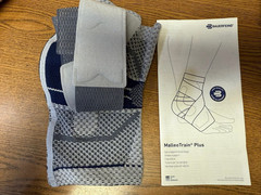 Bauerfeind MalleoTrain Plus Ankle Brace Extra Stability RIGHT FOOT Size 6 Titan