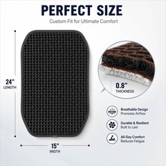 SMIUPIN New Summer Cooling Ventilated Big Air Mesh Seat Cushion Pad for Car,U…