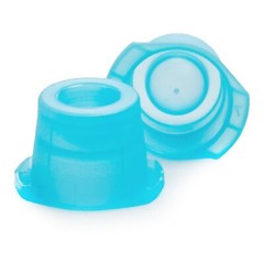 McKesson Tube Closure Snap Cap Blue Polyethylene 177-118115B 1000 per Bag