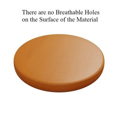 30/35/40cm Slow Rebound Foam Round Cushion Waterproof PU Leather Ergonomi