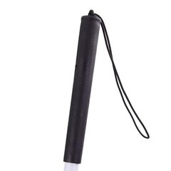 Aluminum Folding Walking Cane Stick Reflective Red for The Blind or White,Red