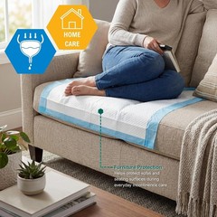 Incontinence Pads 17“ x 24“ Bed Covers Bulk Pack